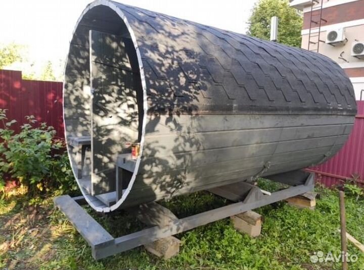 Баня бочка квадро в наличии
