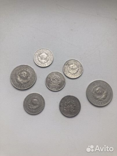 Лот серебряных монет