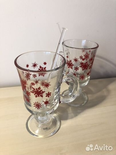 Бокалы для глинтвейна кружки новогодний подарок