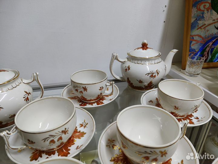 Чайный сервиз вербилки СССР барбарис