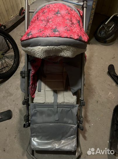 Санки коляска nika в хоршем состояниии