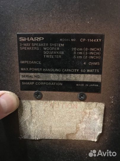 Музыкальная колонка sharp