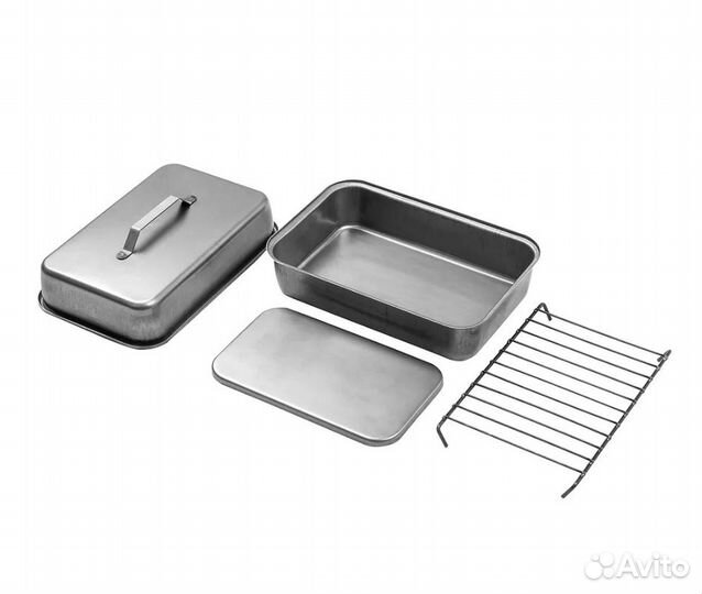 Коптильня походная для горячего копчения рыбы. Нов