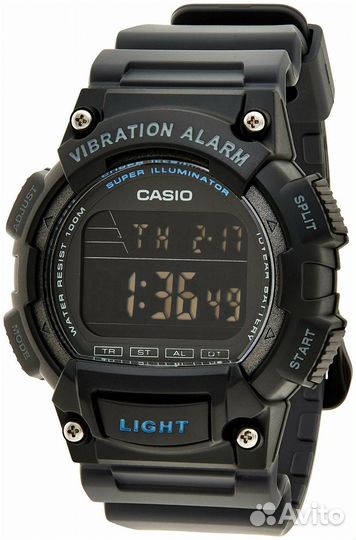 Мужские наручные часы casio W-736H-8B