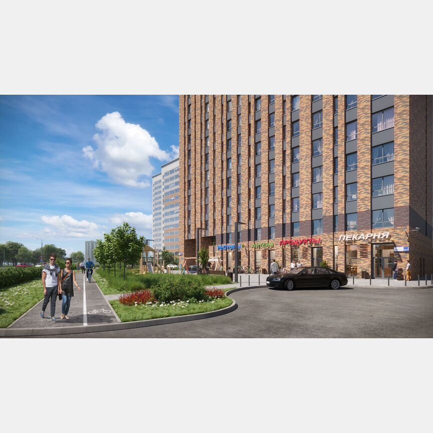 Апартаменты-студия, 28,1 м², 5/16 эт.