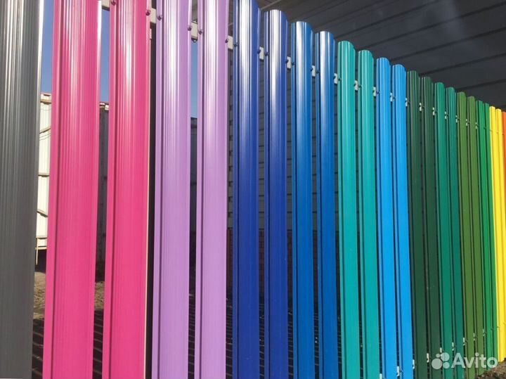 Штакетник для забора м-образный