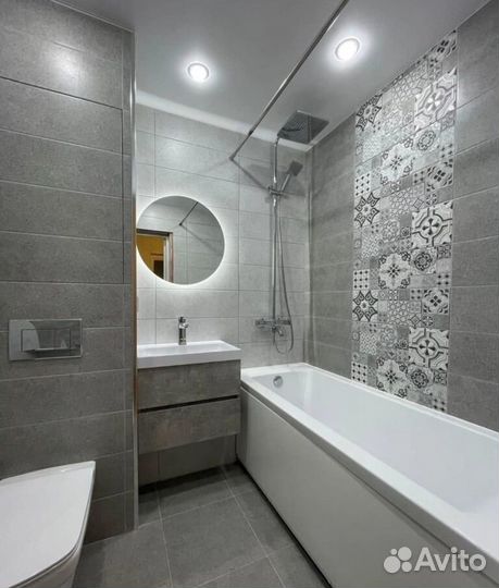 Ремонт ванных комнат,санузлов.Плиточные работы