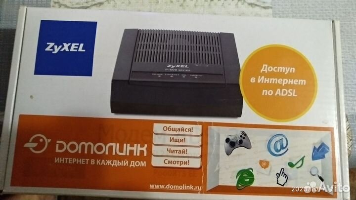 Модем adsl zixel p660