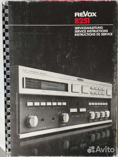 Revox B251 сервисная инструкция