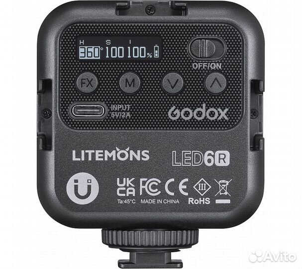 Осветитель Godox litemons LED6R RGB светодиодный н