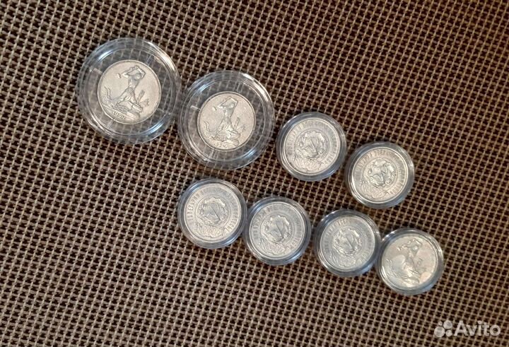 Лот серебряных полтинников СССР