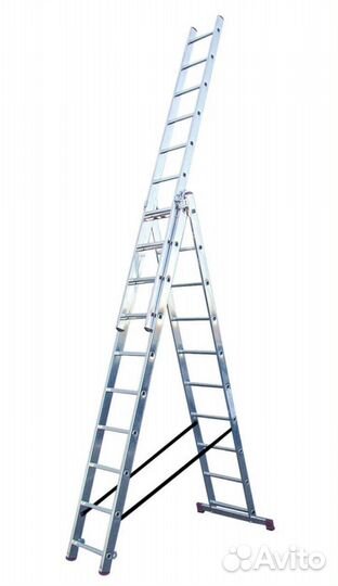 Лестница универсальная раздвижная алюминиевая