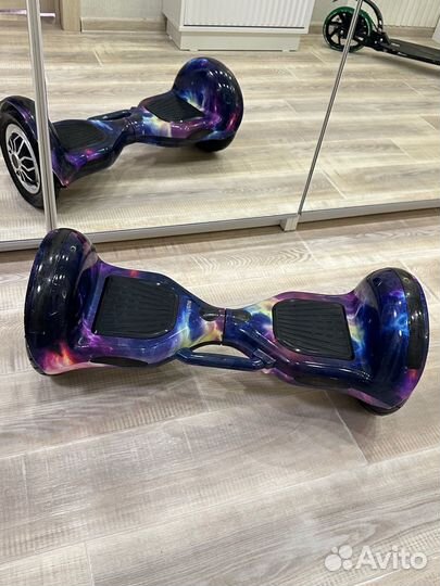 Гироскутер с ручкой и bluetooth