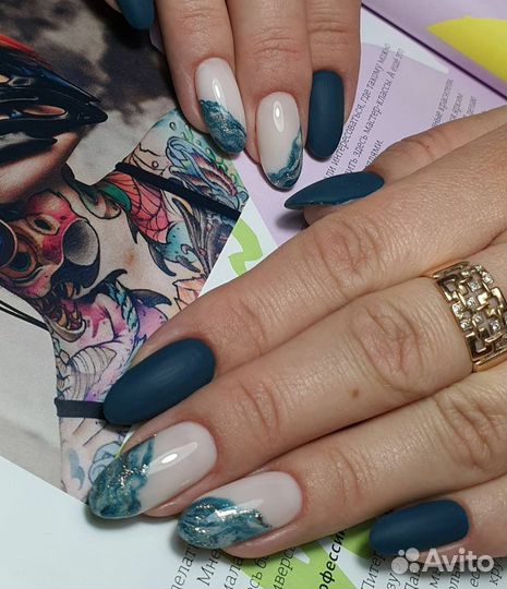 Гель -лак маникюр район Нефтяники