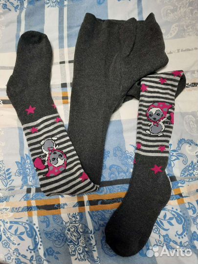 Колготки махровые 116-122