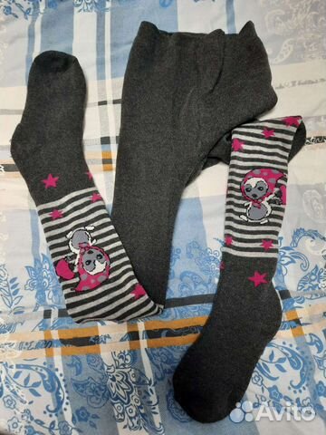 Колготки махровые 116-122