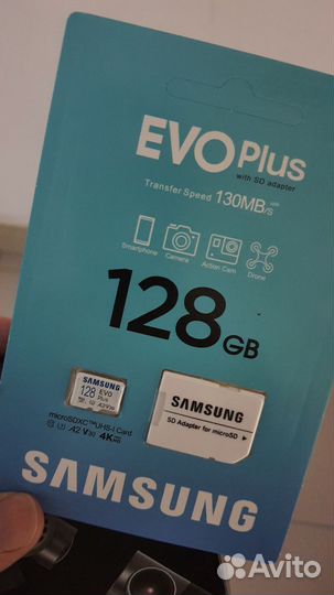 Карта памяти micro sd 128 samsung