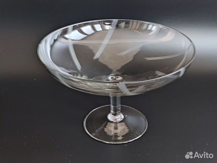 Ваза конфетница стекло СССР