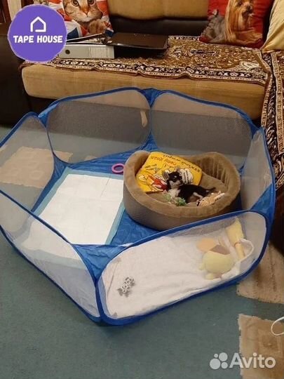 Новый вольер манеж для мелких животных