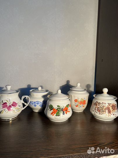 Сахарница фарфор СССР