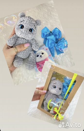 Вязаный плюшевый котенок и другие