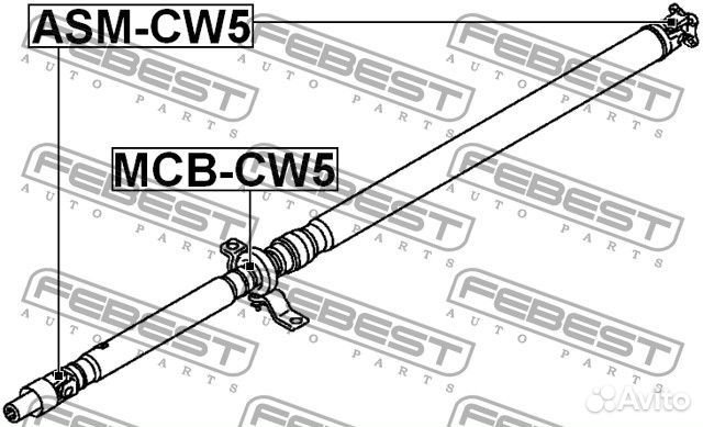 Крестовина карданного вала 22x57