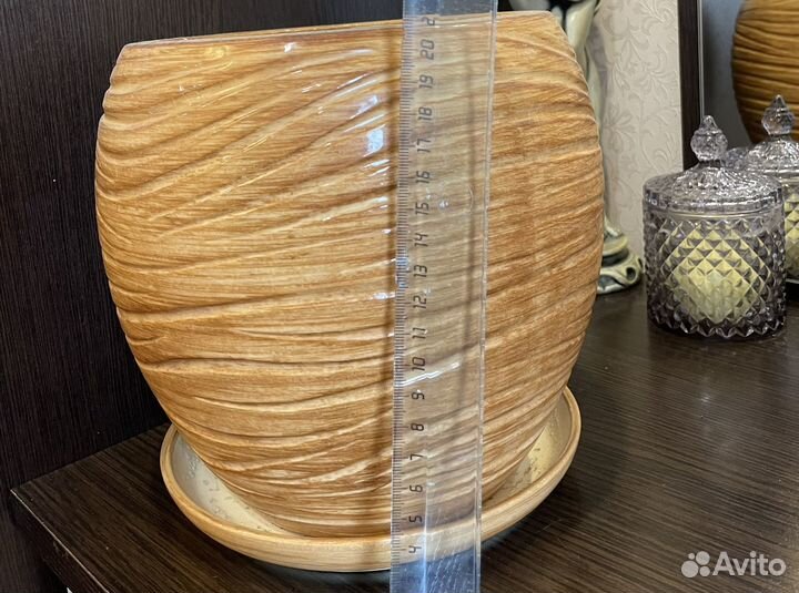 Керамические горшки для цветов бу