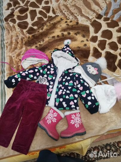 Комплект для девочки р. 92 обувь 24