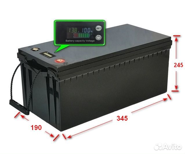 Акб LiFePo4 12В (230Aч)