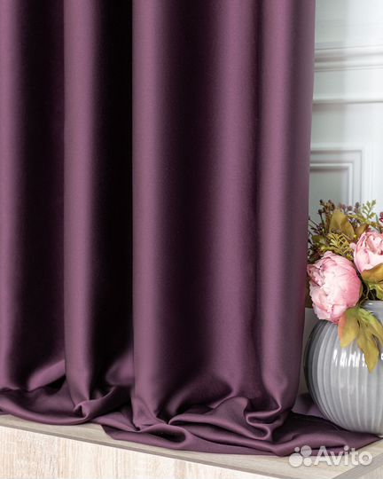 Шторы блэкаут аврора фиолет новые пошив