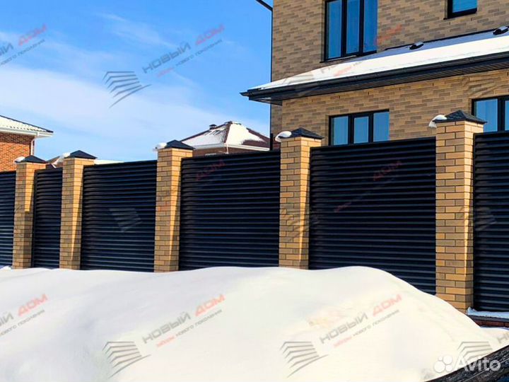 Забор жалюзи