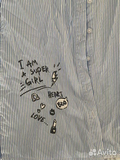 Рубашка для девочки 140 рост