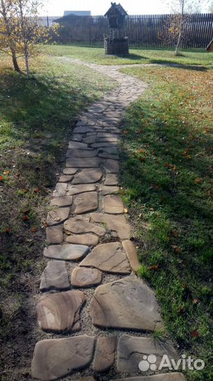 Укладка природного камня