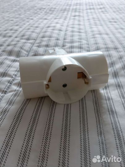 Разветвитель тройник 3 гнезда