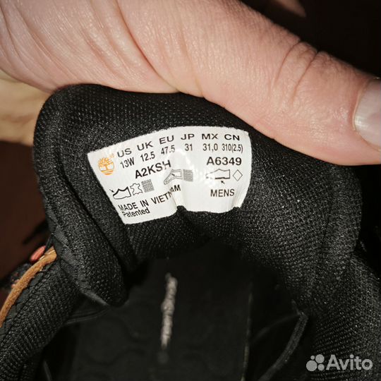 Ботинки timberland 47.5 размер