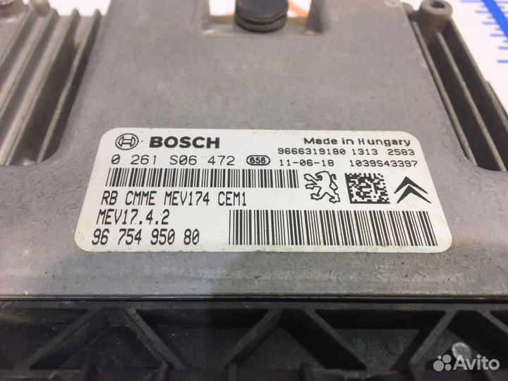 Ситроен Берлинго Блок управления двигателем