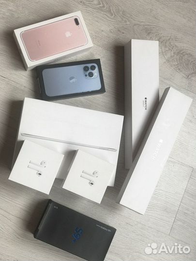 Коробки от apple техники