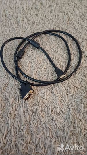 Кабель для компьютера DVI на hdmi