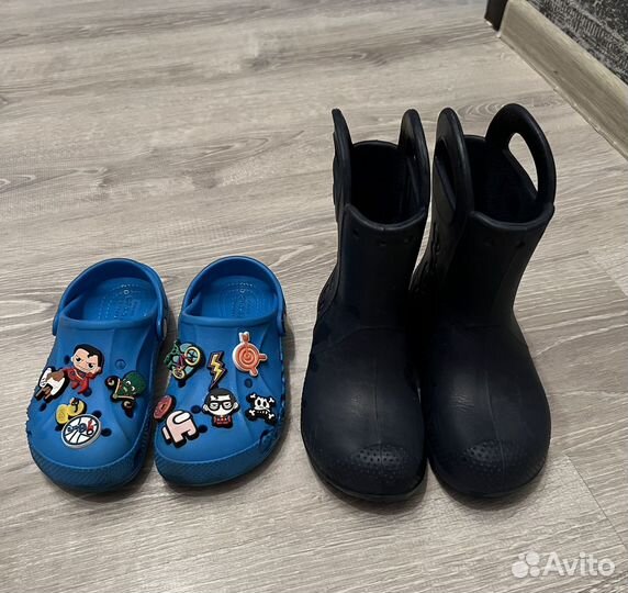 2 пары crocs для мальчика