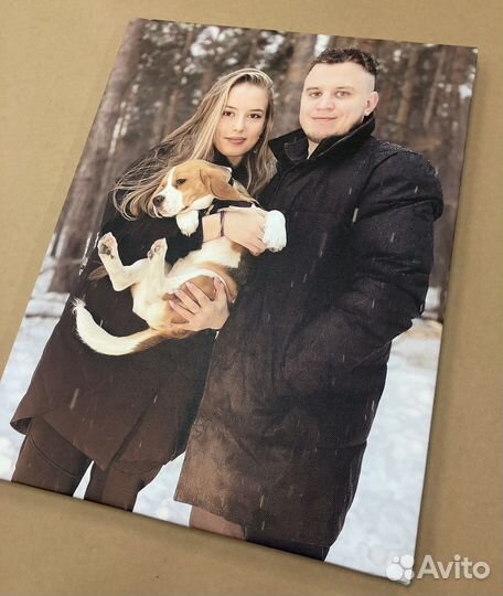 Печать на холсте по фото