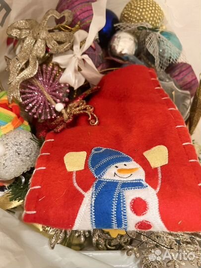 Новогодние украшения пакетом