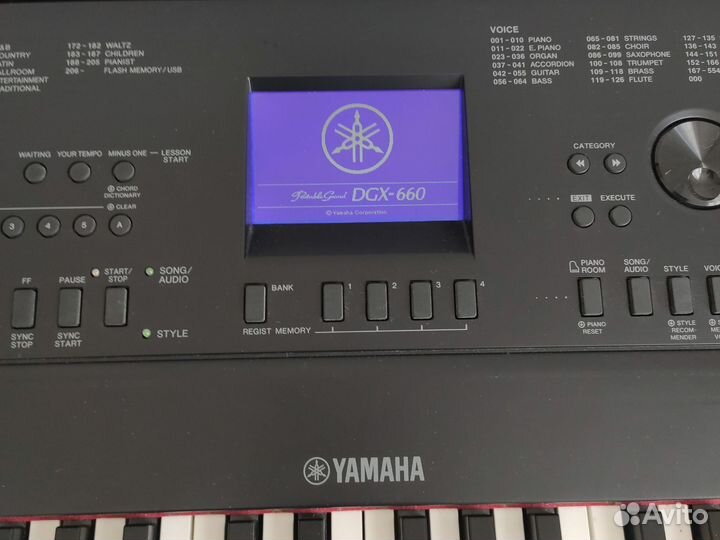 Цифровое пианино yamaha dgx 660