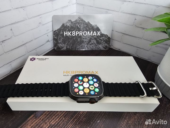 Смарт часы HK 8 PRO MAX amoled экран гарантия