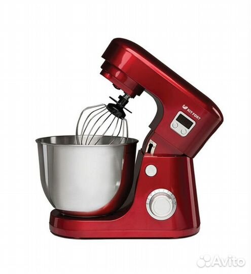 Миксер планетарный Kitfort KT-1308 красный Новый