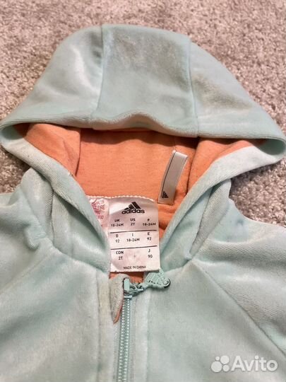 Спортивный костюм adidas для девочки 92