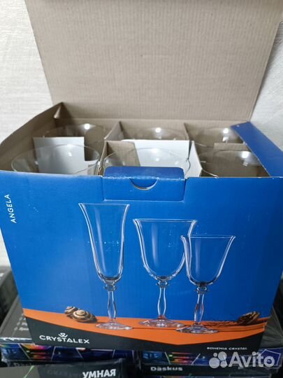 Бокалы для вина новые