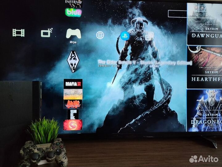 PlayStation 3 Super Slim 500 gb + 2 геймпада + 40