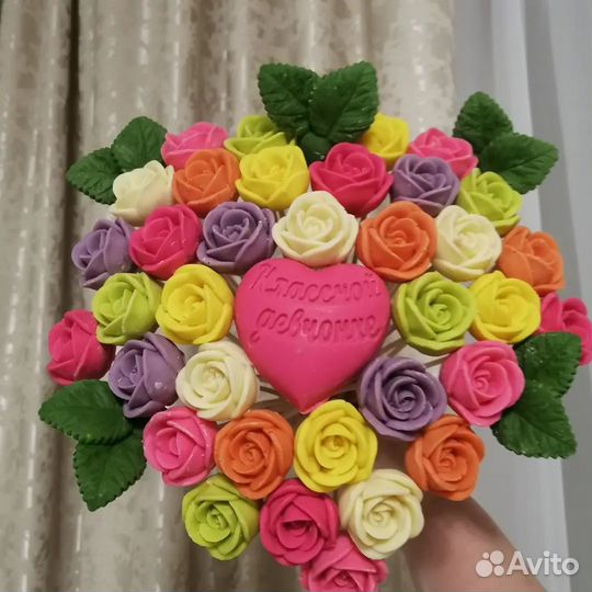 Шоколадные цветы