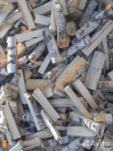 Дрова березовые колотые полусухие