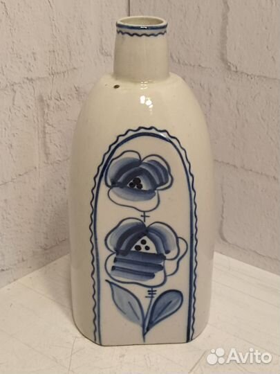 Штоф и четыре стопки, Гжель